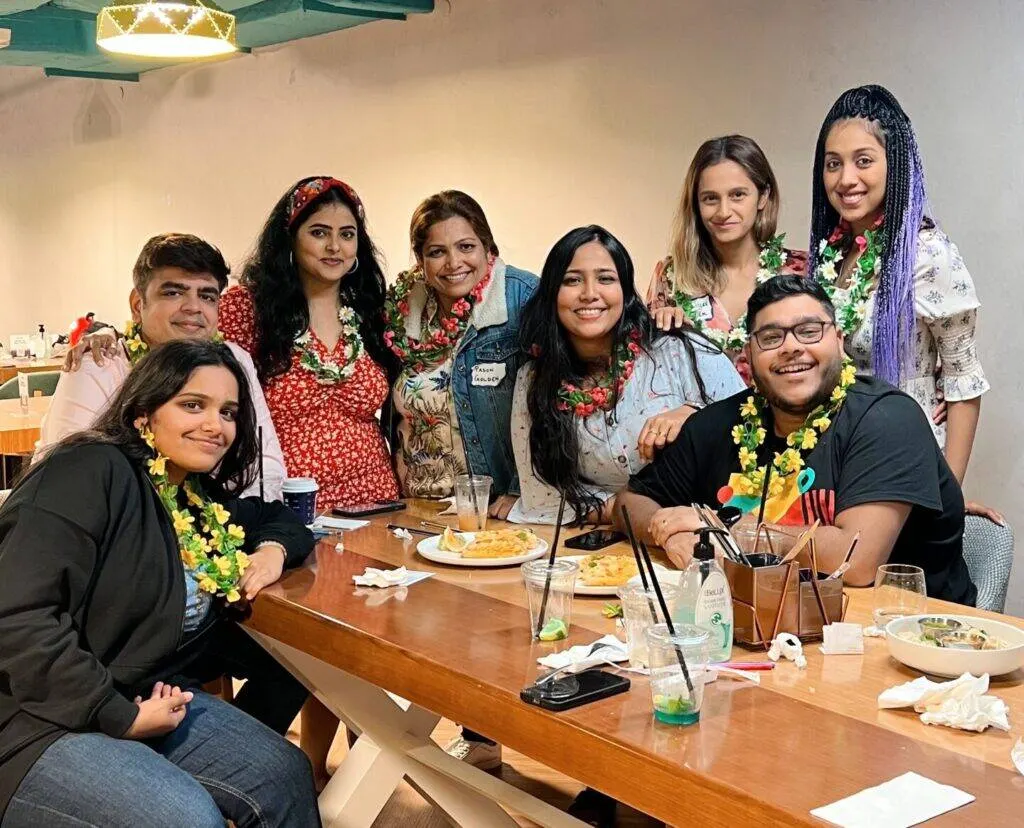 Guests celebrating a birthday at Unwind