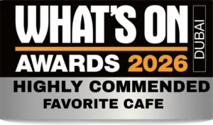 What's On Awards Dubai 2026 Highly Commended Favorite Cafe